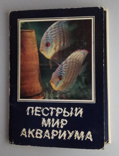 Набор открыток "Пестрый мир аквариума. Выпуск 2. Цихлиды", 25 шт., 1982 г.