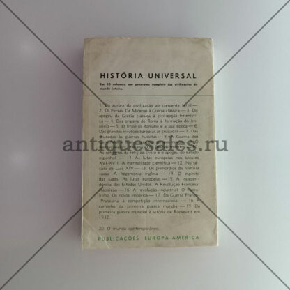 Histria Universal, vol 20. O mundo contempornea - Carl Grimberg